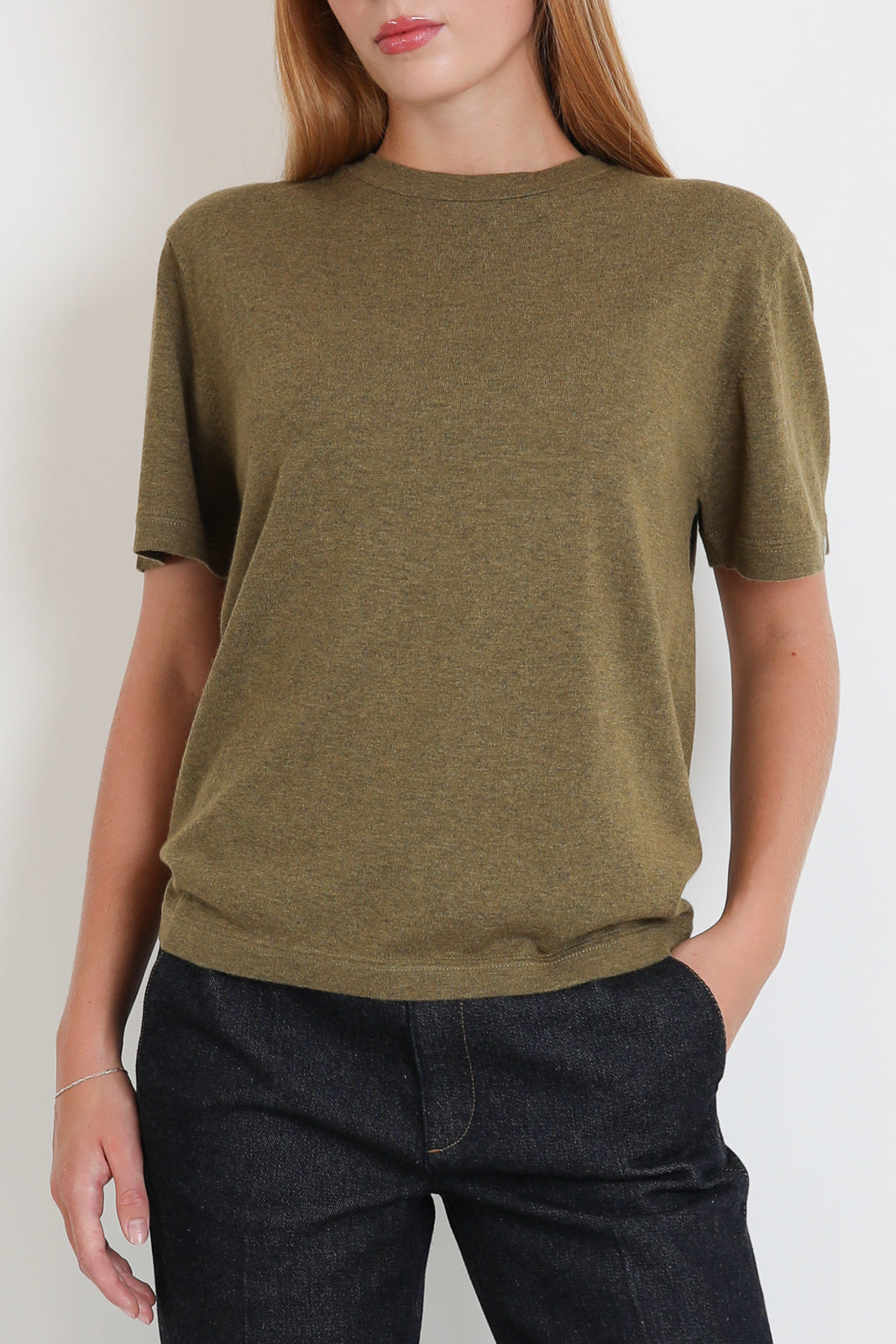 Extreme Cashmere, T-Shirt Cuba in Hunter
