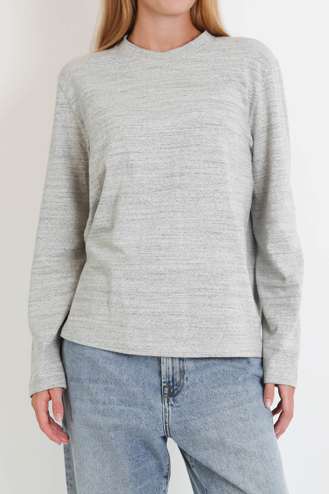 Rohe, Sweatshirt Japanese Mouline in Grau