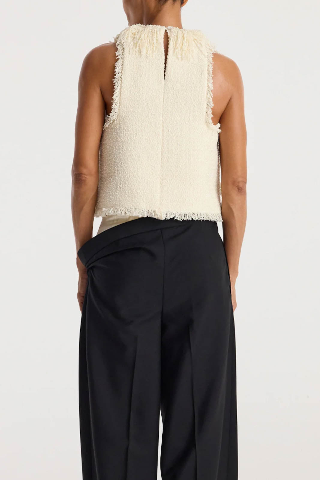 Róhe, Top Textured in Cream