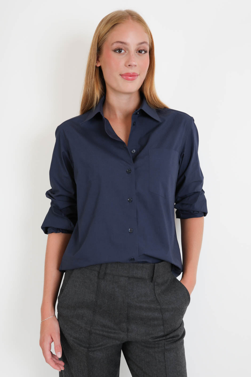 Laurence Bras, Bluse Babille in Navy