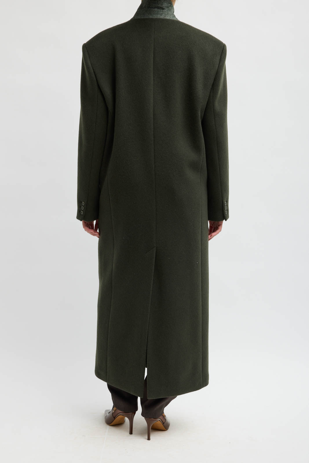 Tibi, Mantel Tailored Mens in Loden