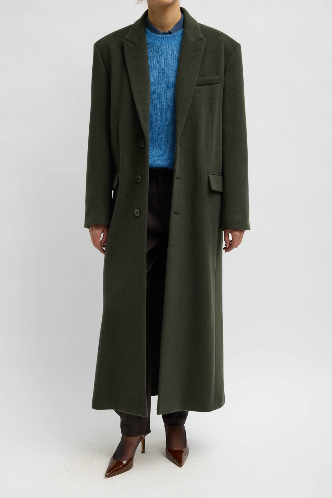 Tibi, Pullover Easy in Newman Blue
