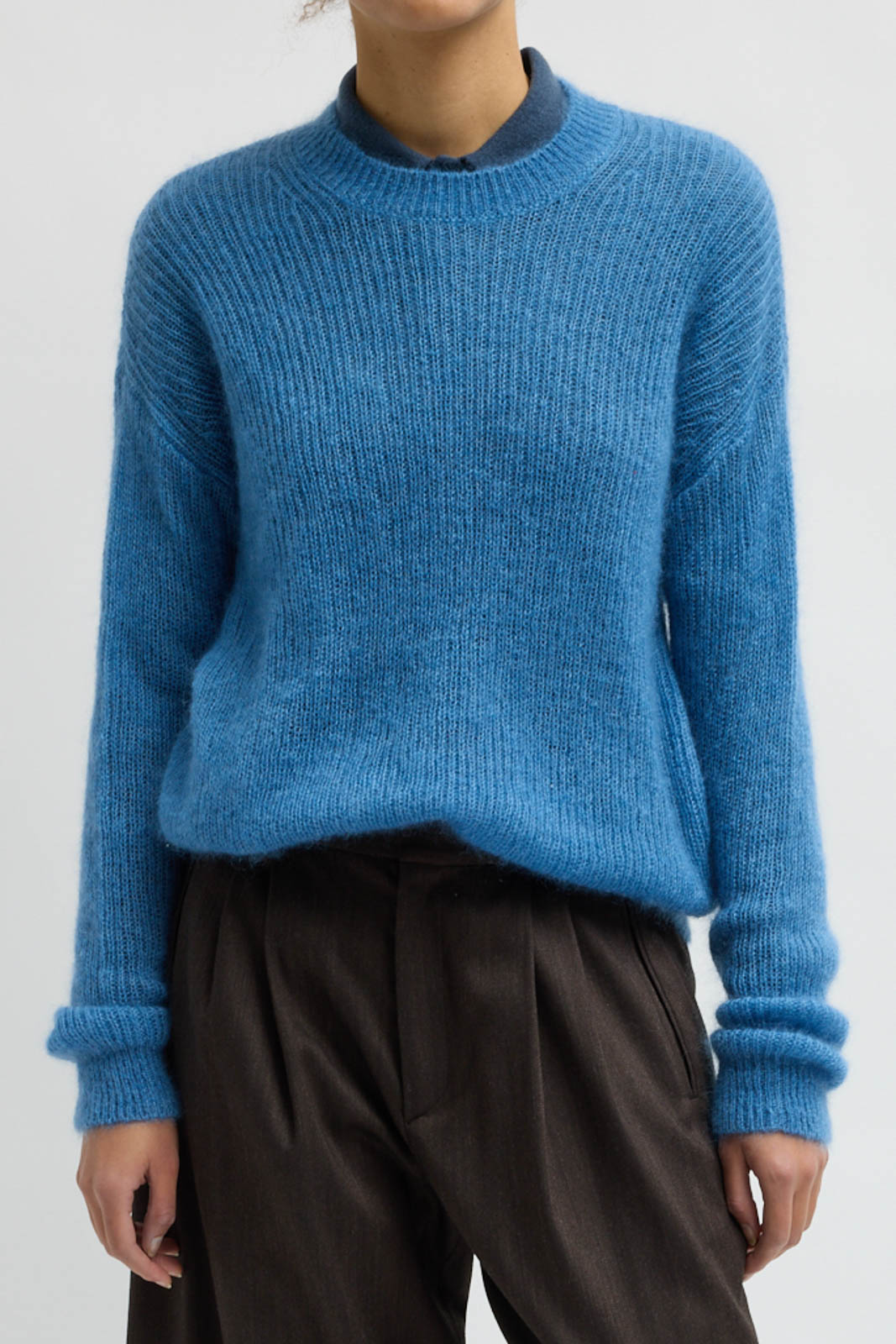 Tibi, Pullover Easy in Newman Blue