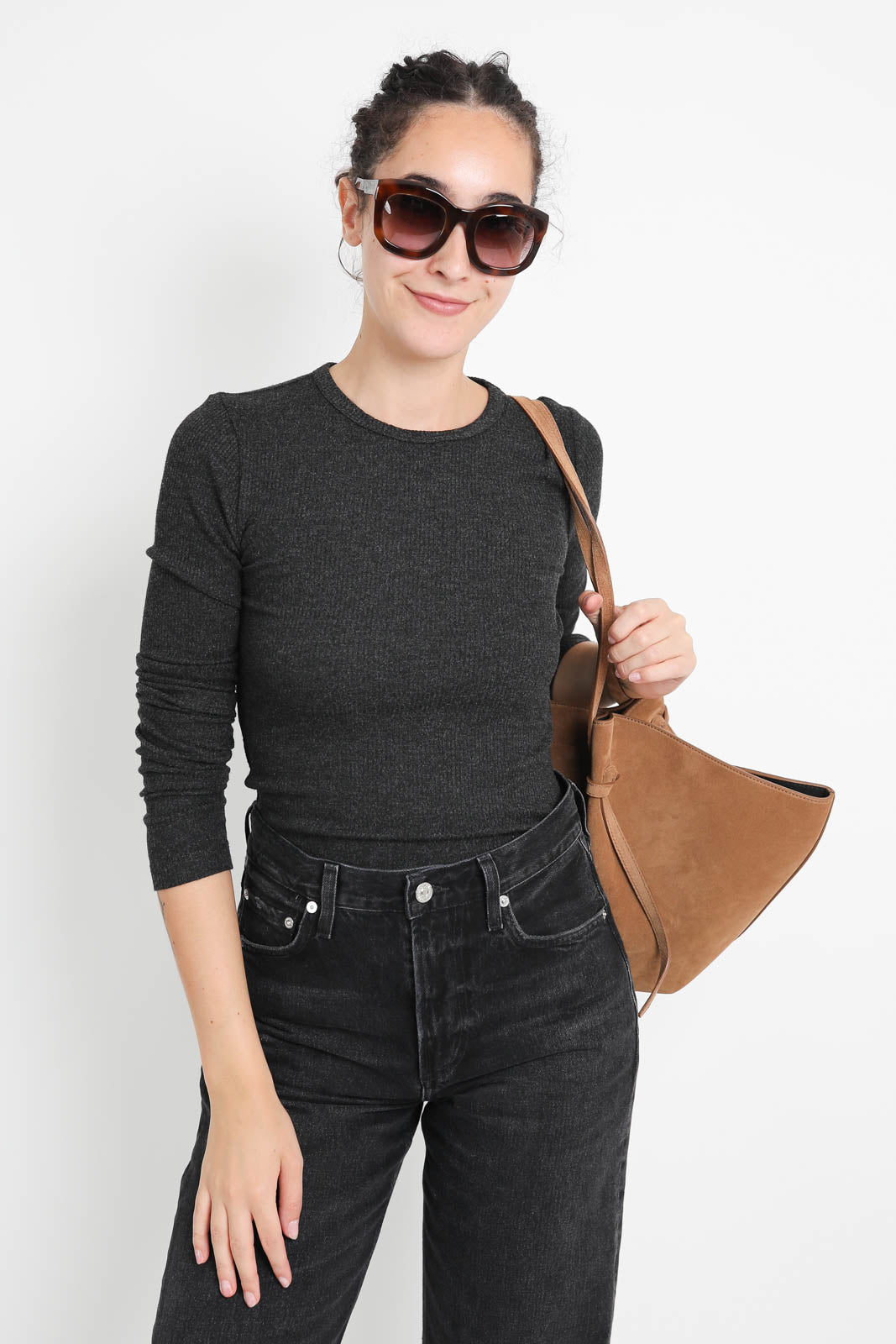 Agolde, Langarm-Shirt Delphi in Katniss