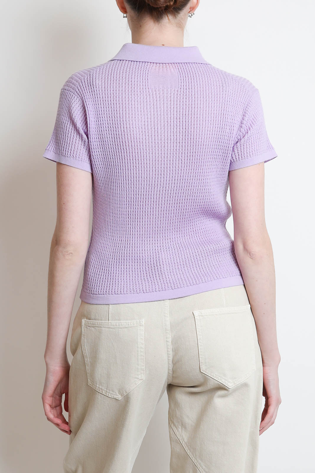 Guest In Residence, T-Shirt Shrunken Polo in Dusk