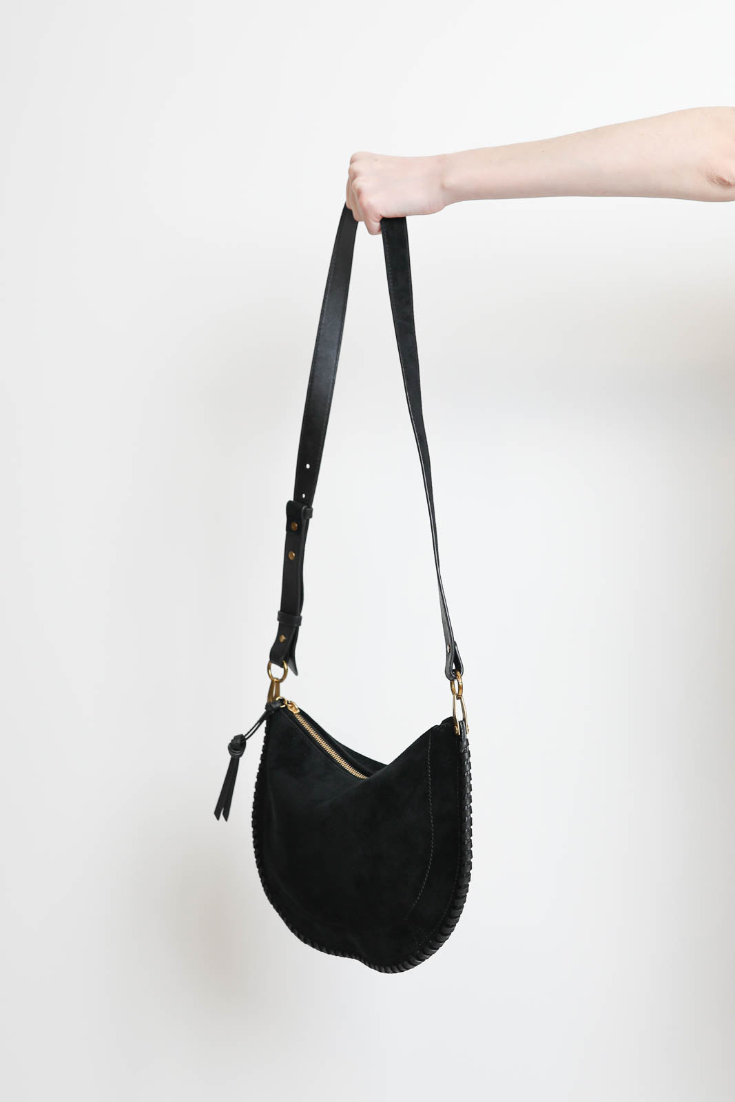 Isabel Marant, Tasche Oskan Soft Zip in Schwarz