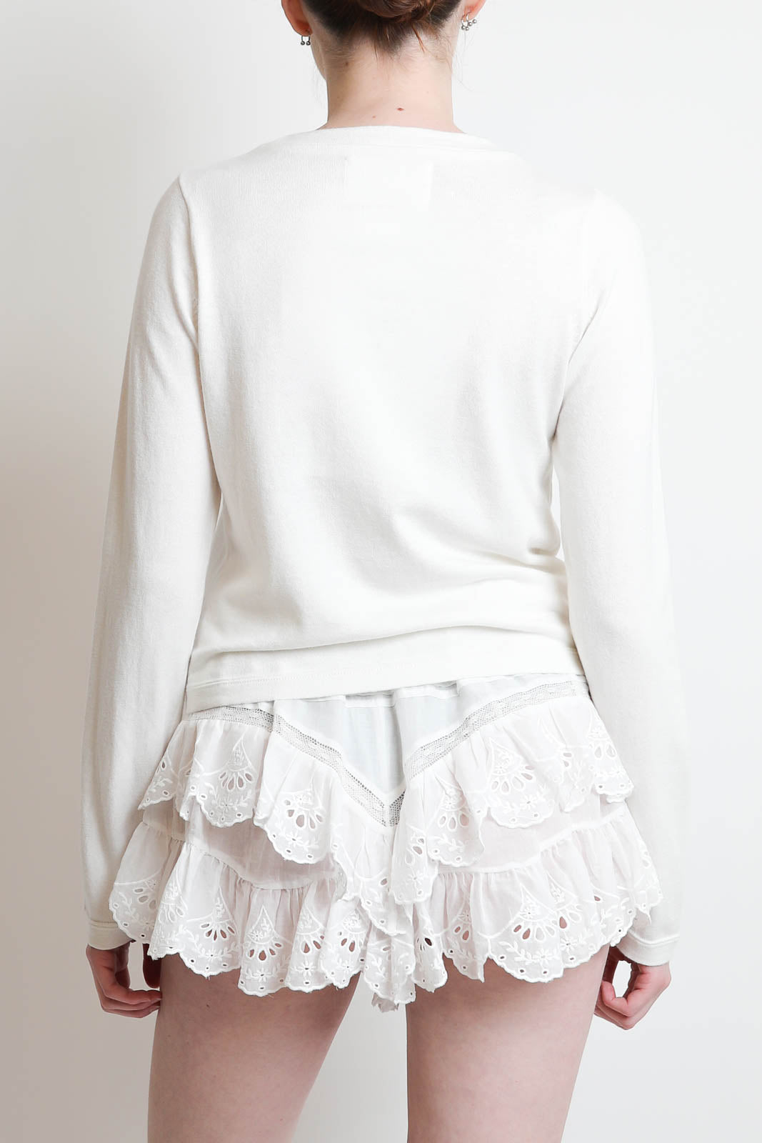 Extreme Cashmere, long sleeve shirt Lisa in Snow