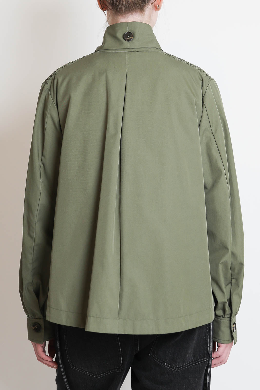 Forte-Forte, Jacke Rainproof Twill in Khaki