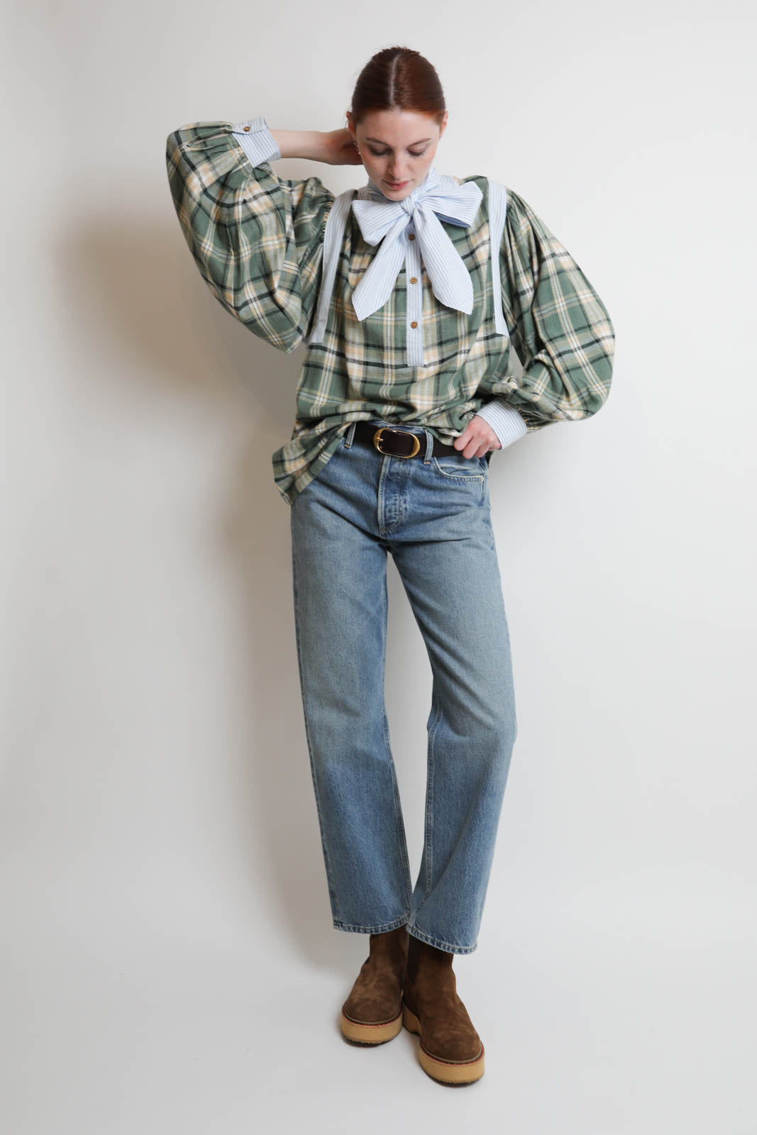 Fish Club, Bluse The Painter in Hunter