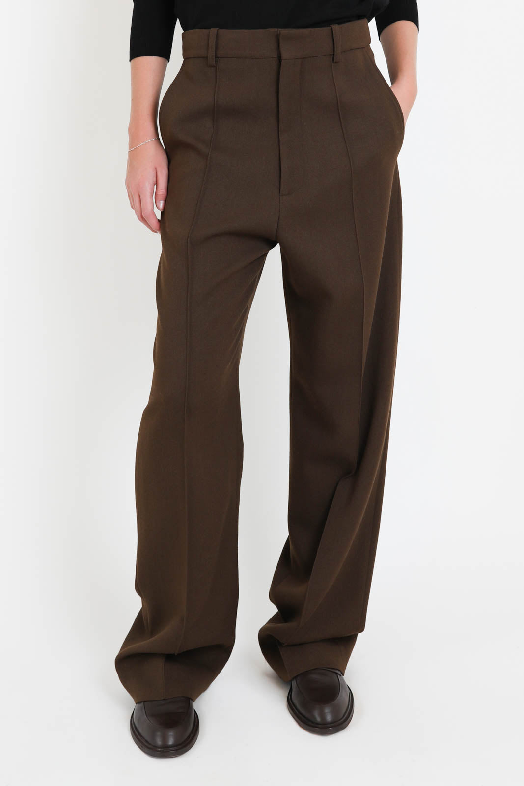 Laurence Bras, Aube Pants in Dark Brown