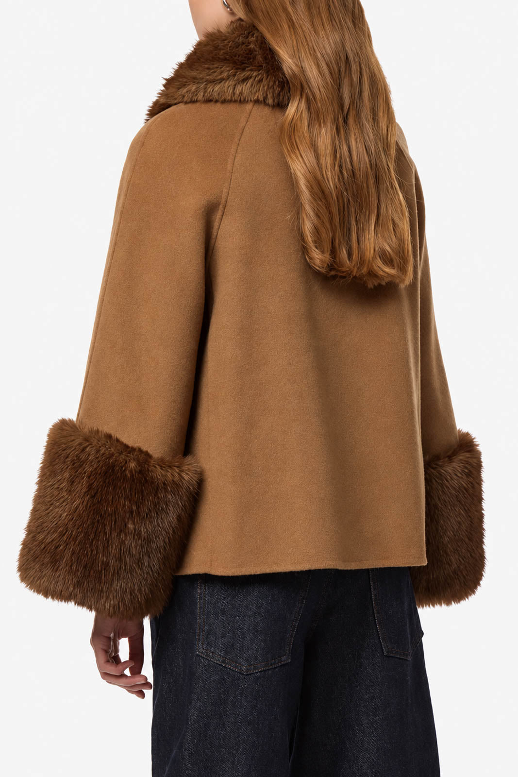 Apparis, Jacke Judie Wool in Camel/Mink