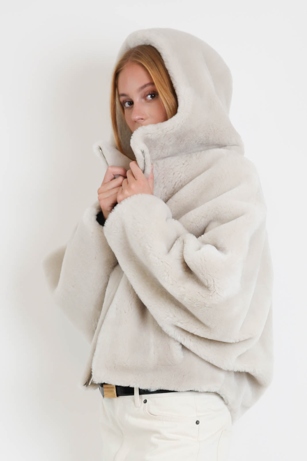 23 out of rules, Jacke Straight Merino Burro