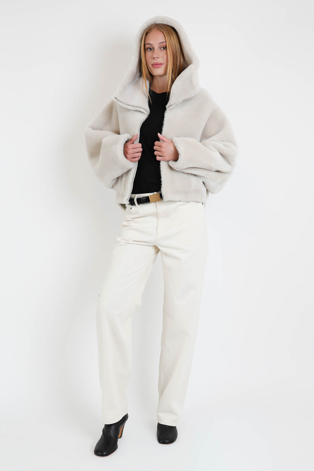 23 out of rules, Jacke Straight Merino Burro