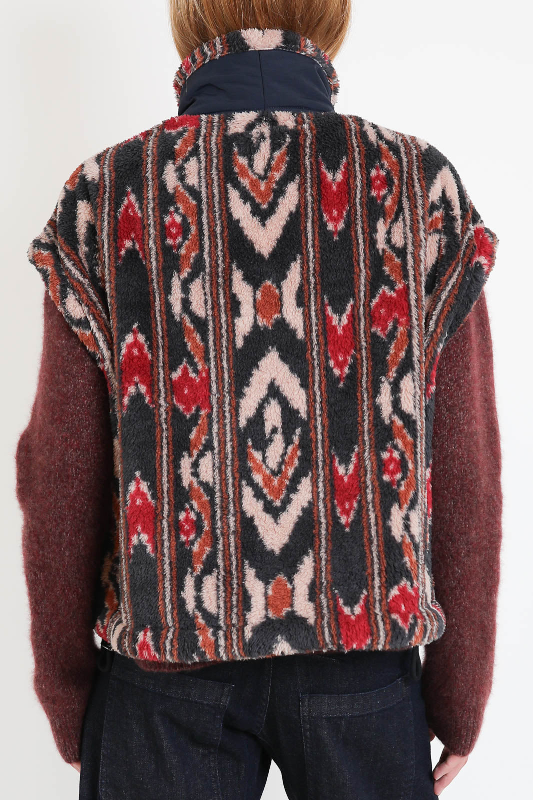 Xirena, Gilet Ravena in Black Ikat