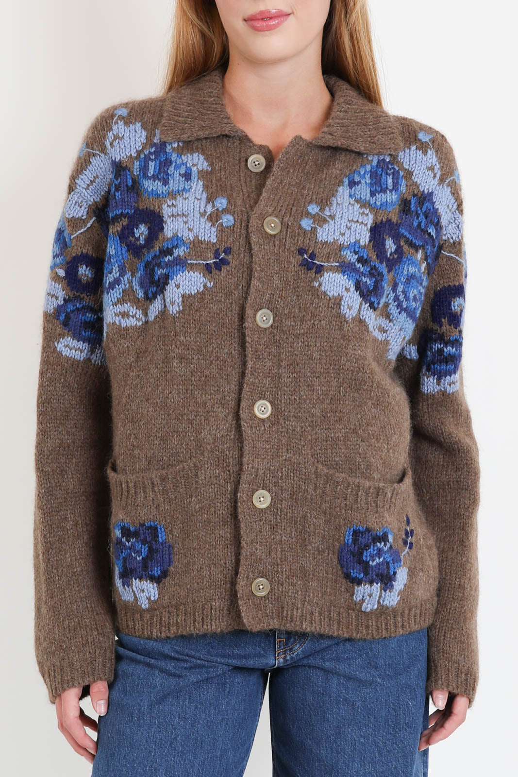 Baziszt, Cardigan Nissan in Taupe