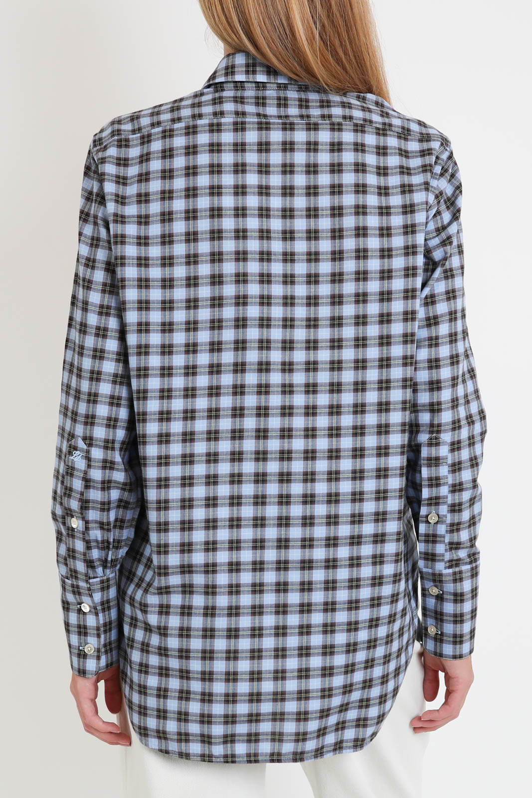 Laurence Bras, Bluse Babille in Blue Checks