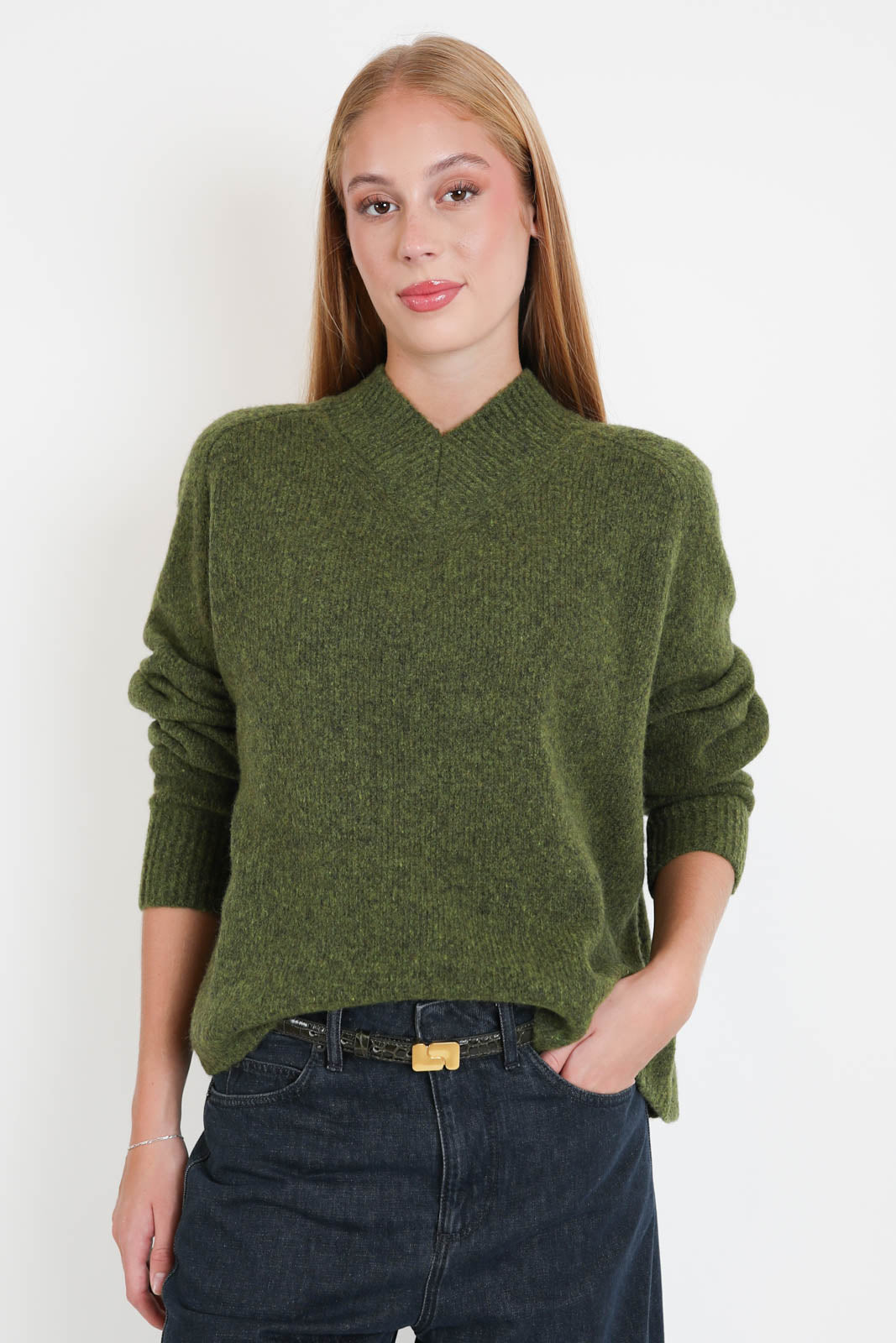 Zenggi, Pullover Oversized in Fern Green