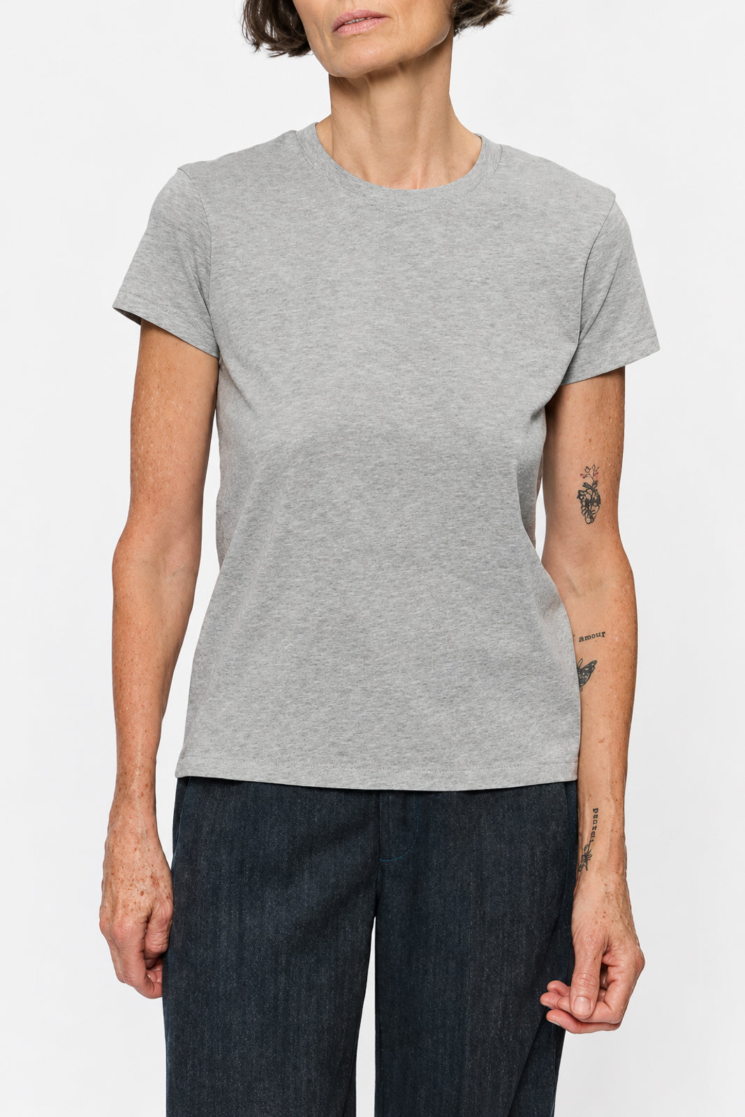 6397, MINI BOY T in Heather Grey