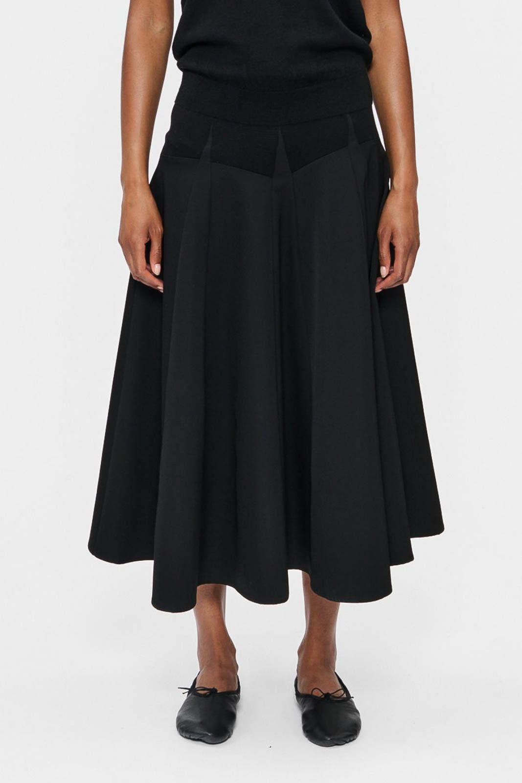 6397, Rock Knit Combo in Schwarz