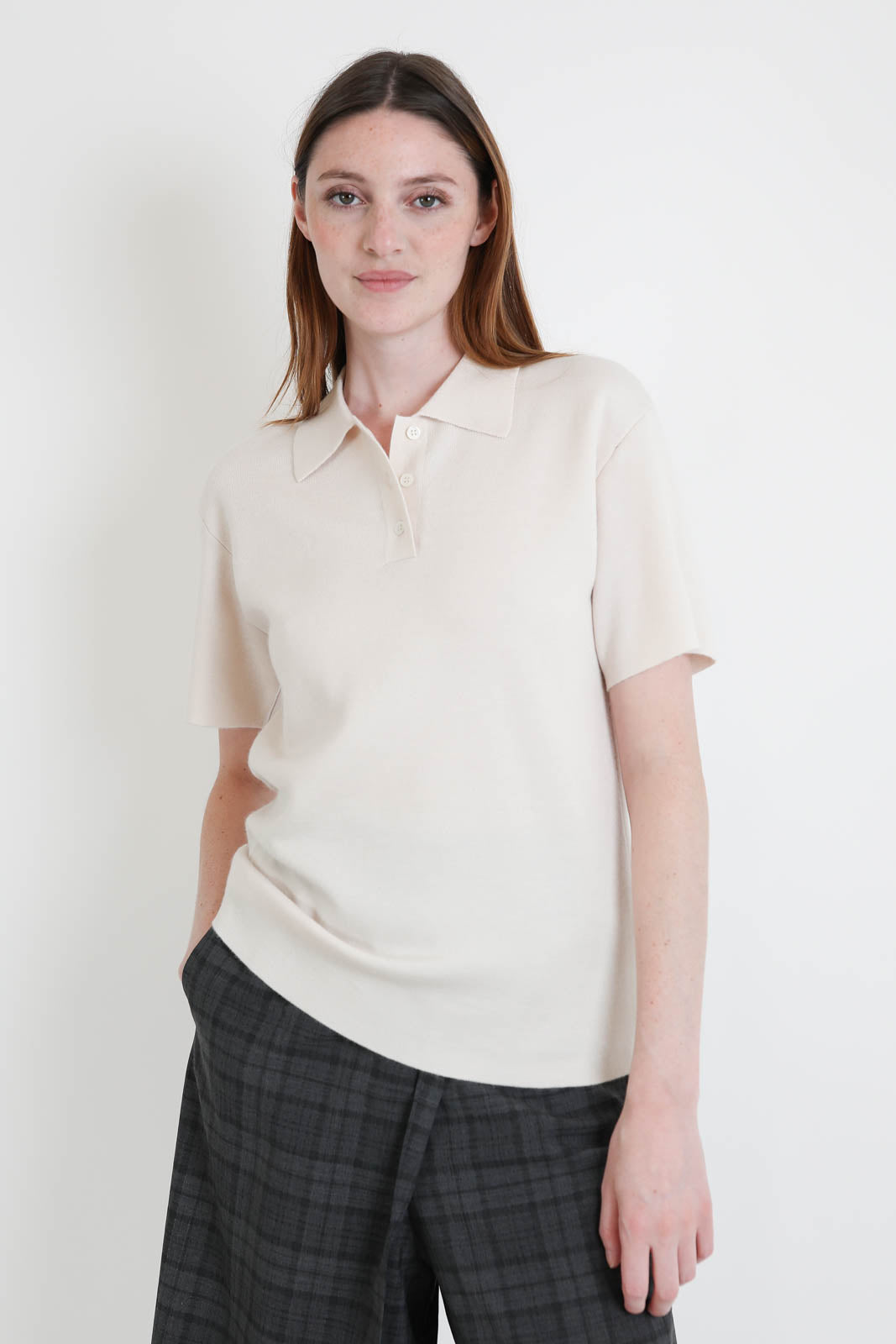 6397, Pullover Doubleknit in Bisque