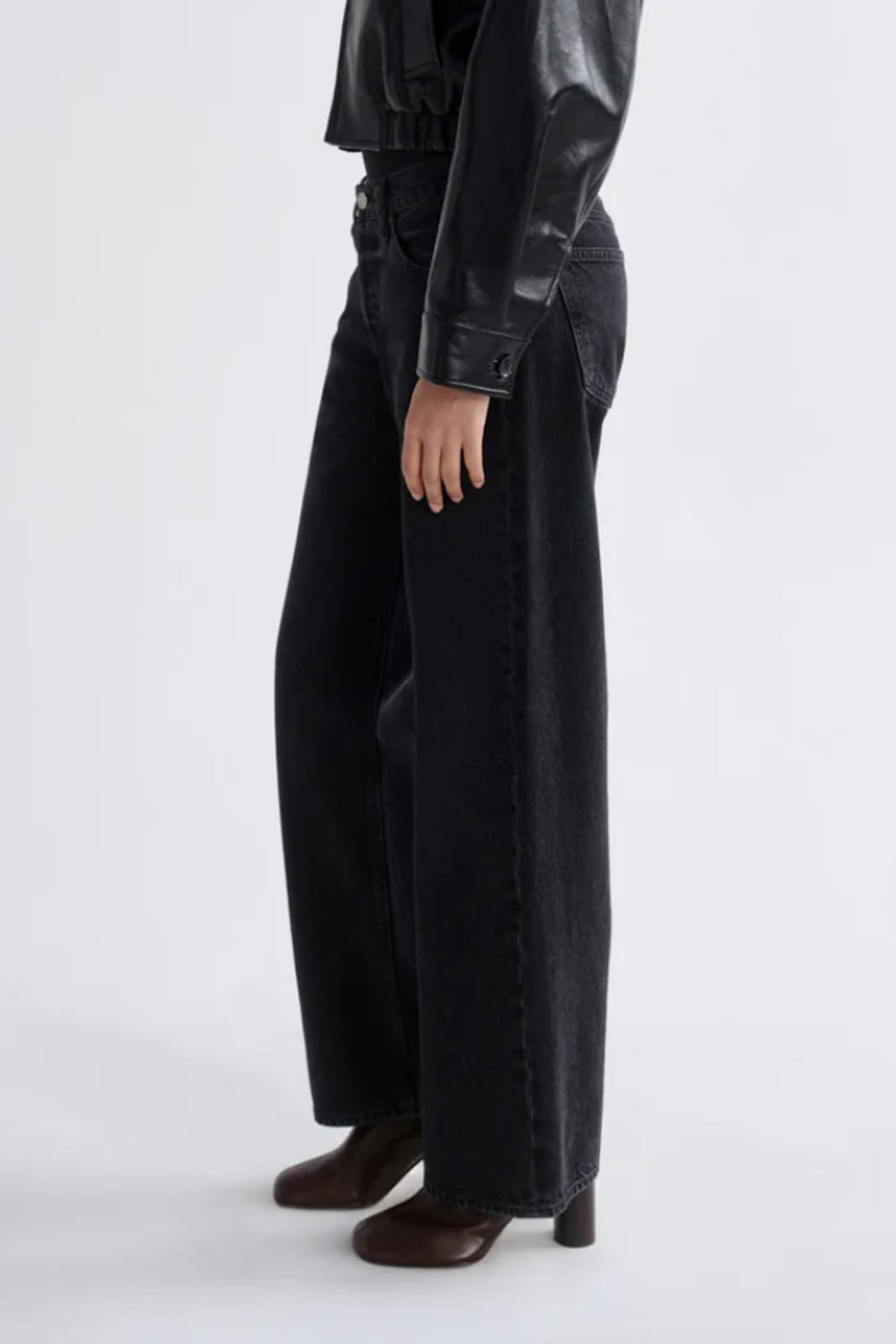 Agolde, Jeans Low Rise Loose in Vanta
