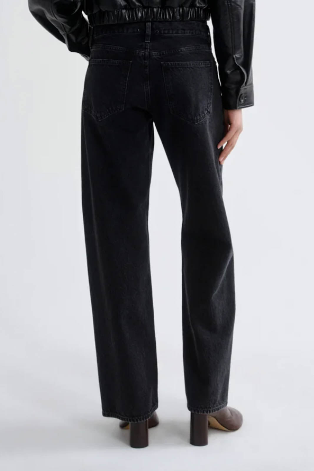 Agolde, Jeans Low Rise Loose in Vanta