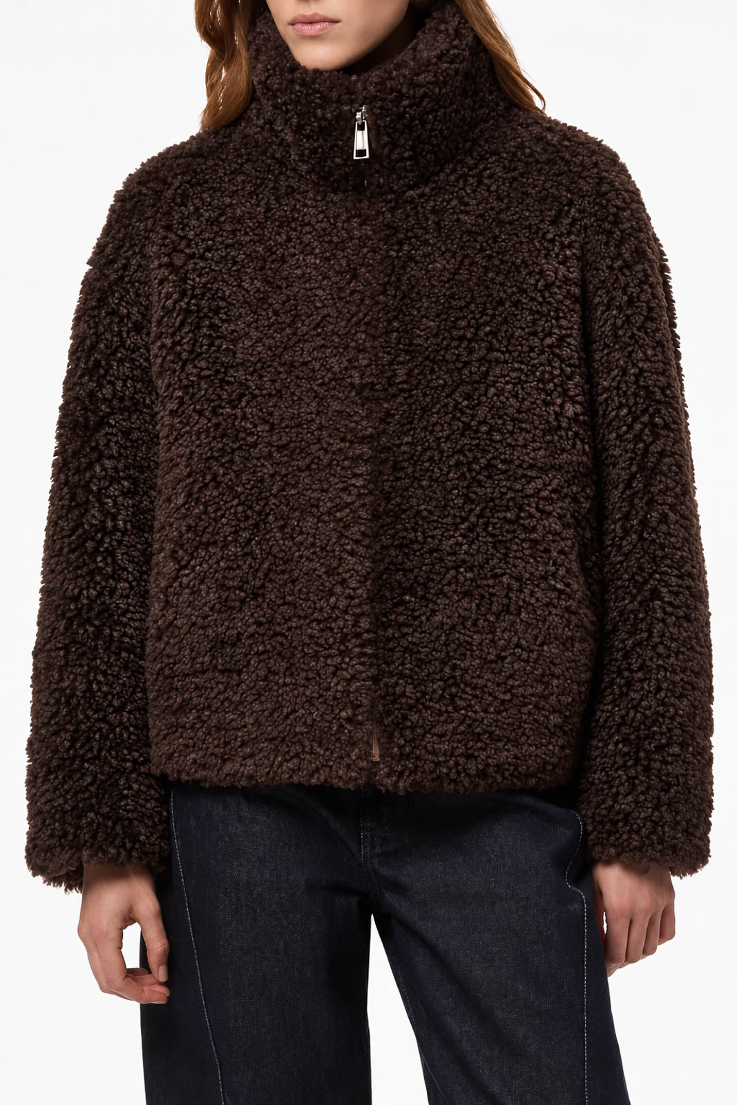 Apparis, Jacke Brooks Bouclette in Brown