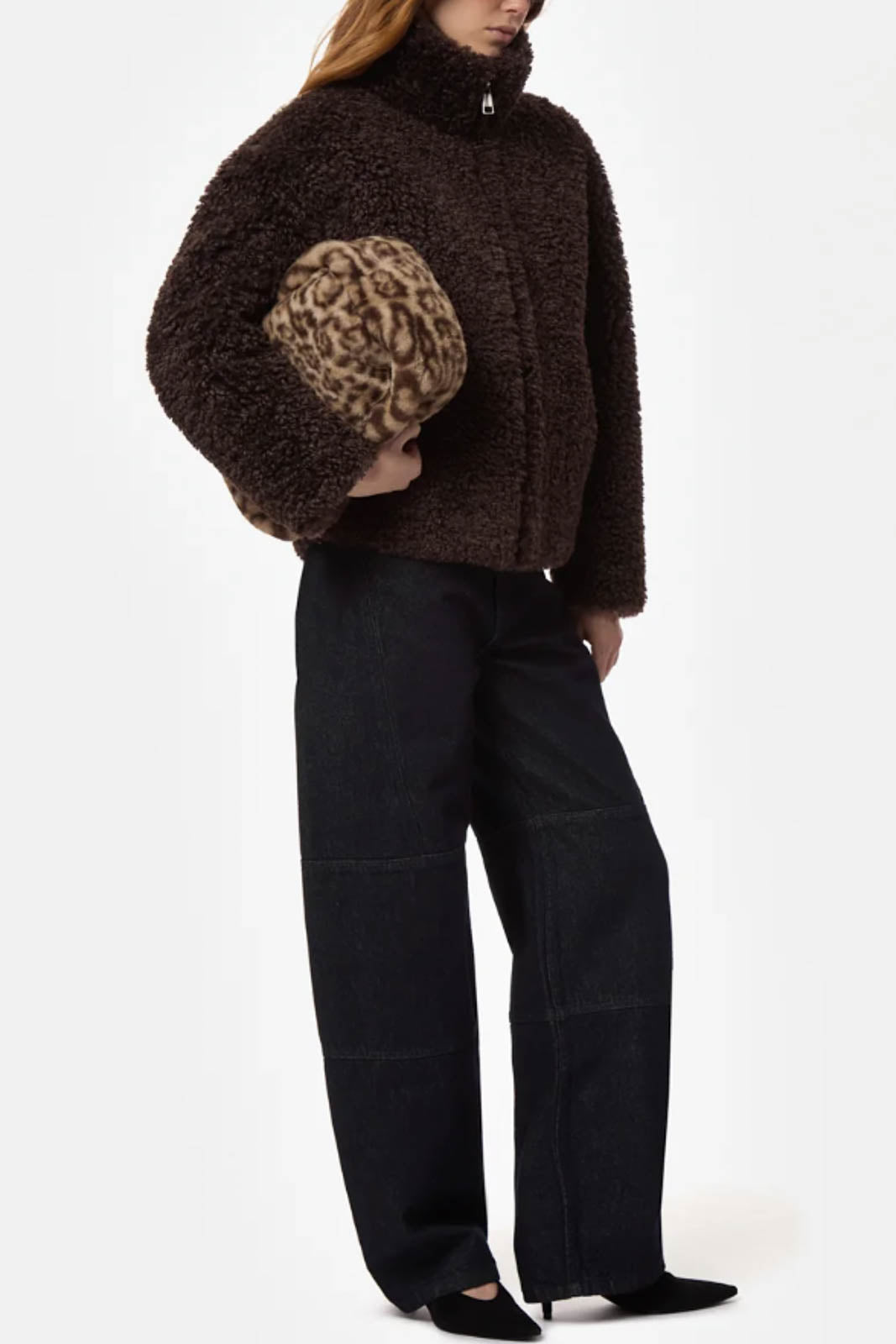 Apparis, Jacke Brooks Bouclette in Brown