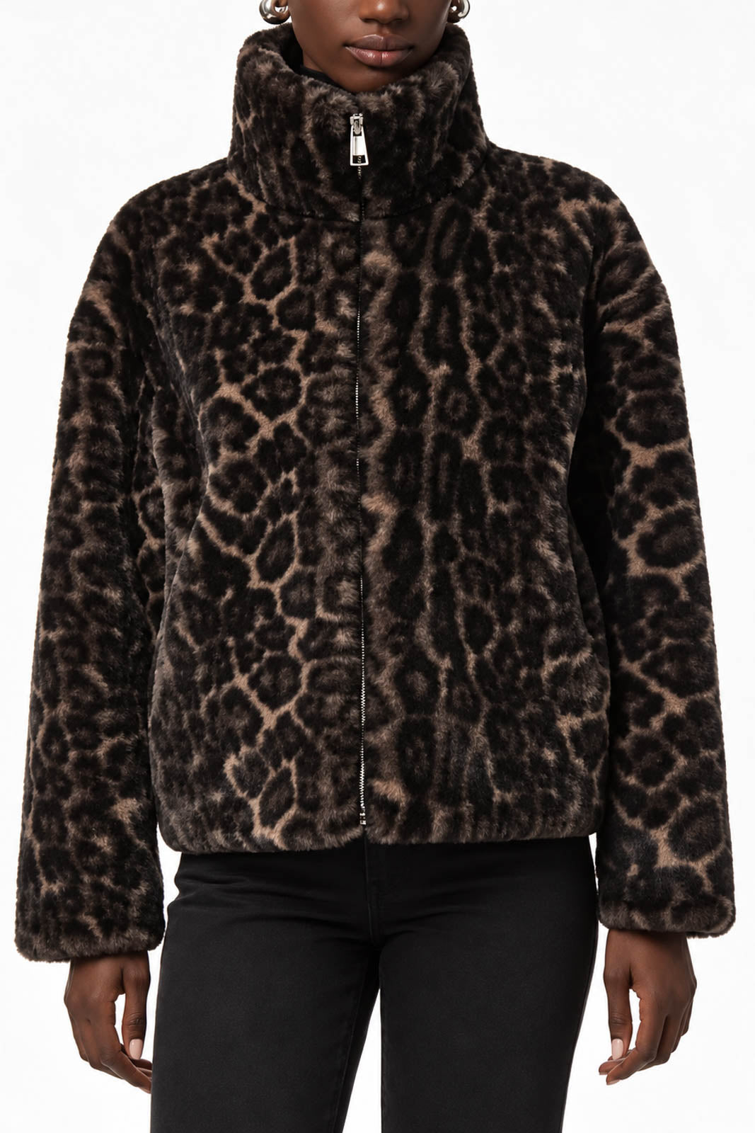 Apparis, Jacke Brooks Leopard in Dark Leopard