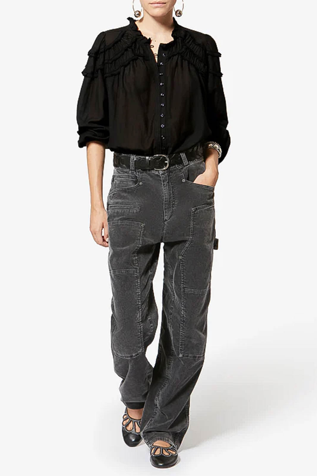 Marant Etoile, Bluse Christa in Schwarz