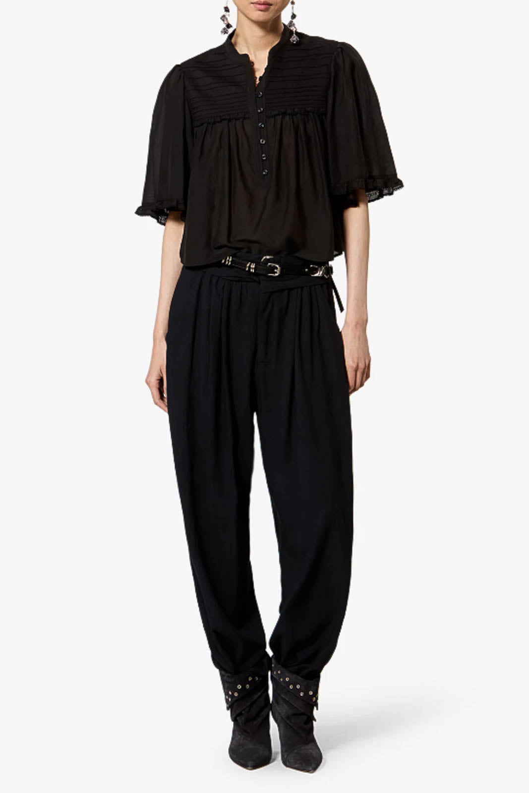 Marant Etoile, Hose Celia in Schwarz