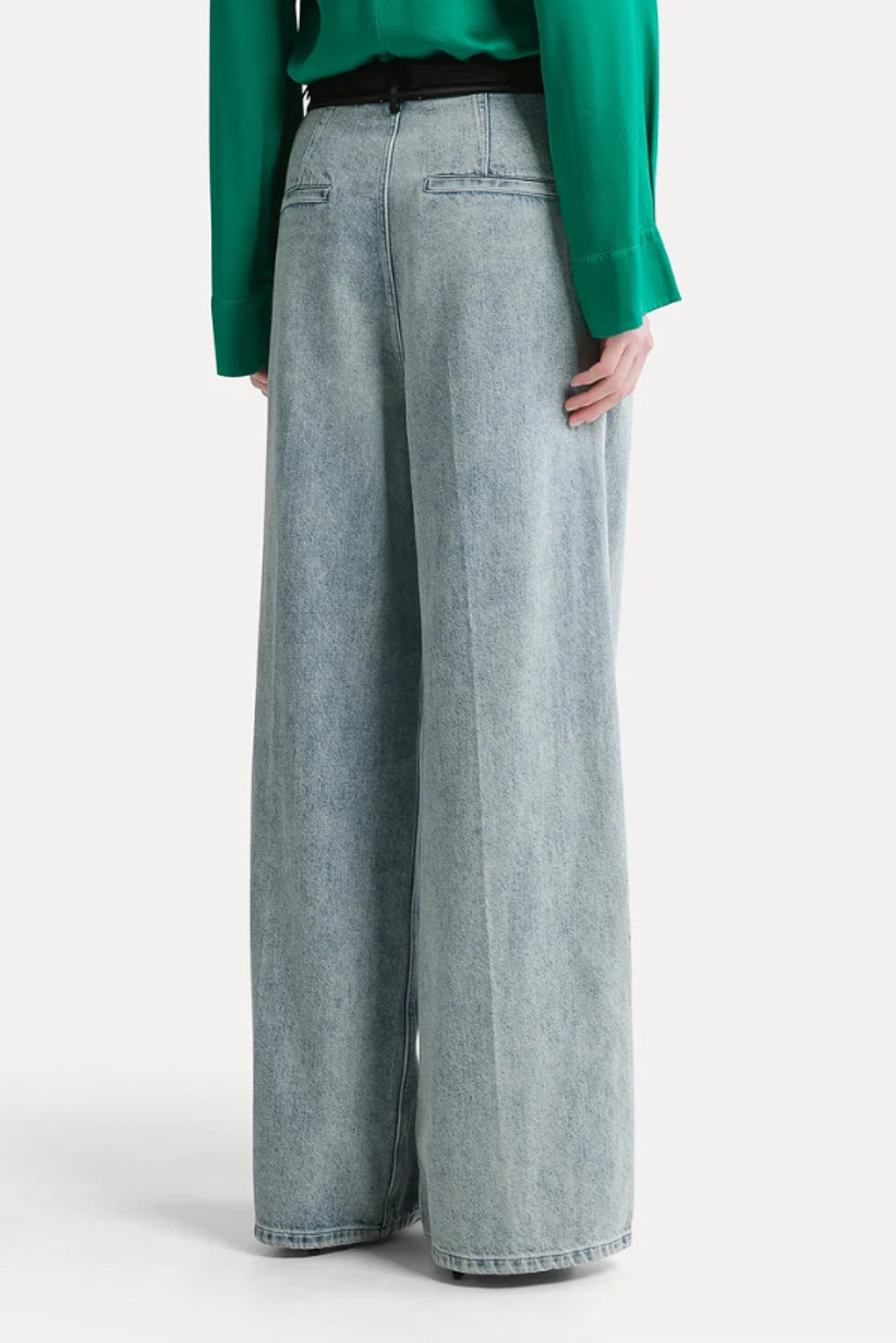 Forte Forte, Hose Denim Couture in Grey