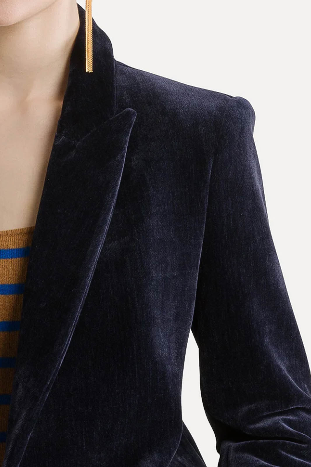  Forte-Forte, Blazer Double Twill in Notte