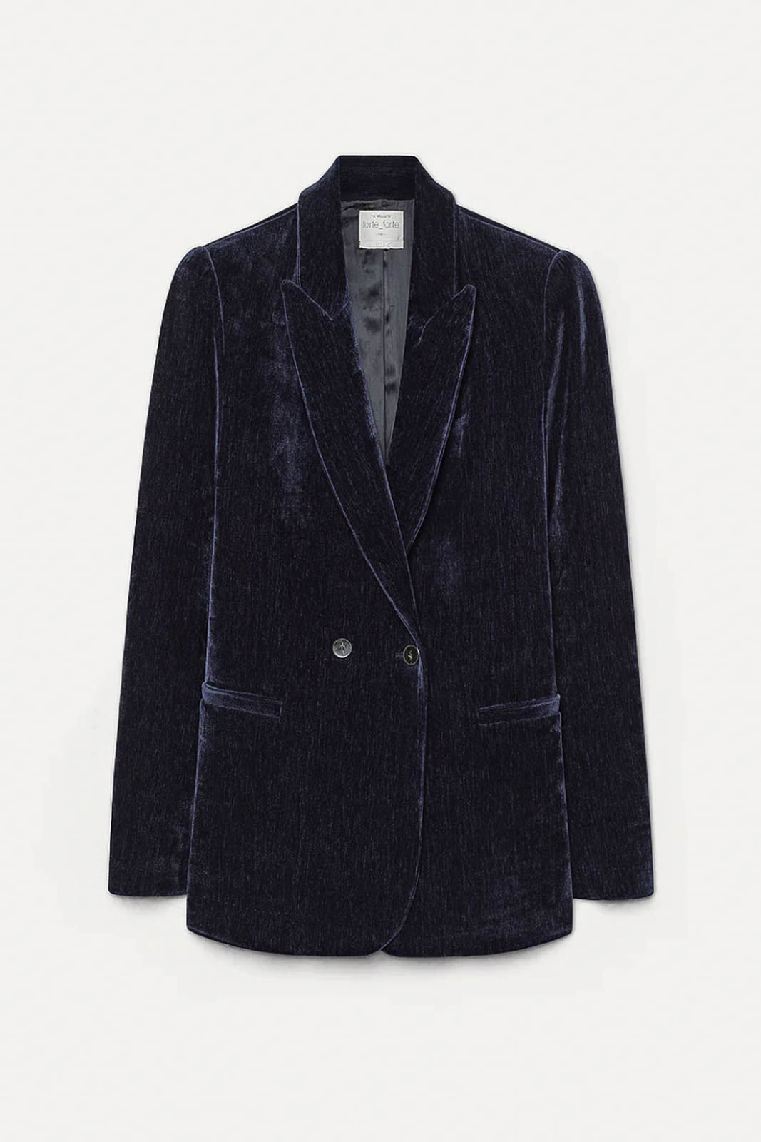  Forte-Forte, Blazer Double Twill in Notte