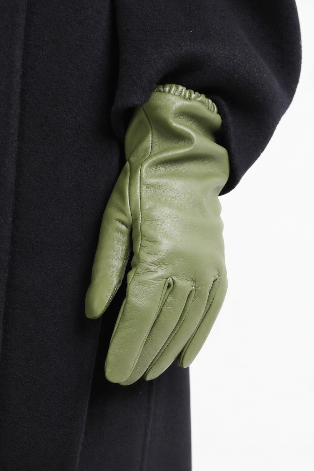 Aristide, Elastic-Waisted Gloves in Clover