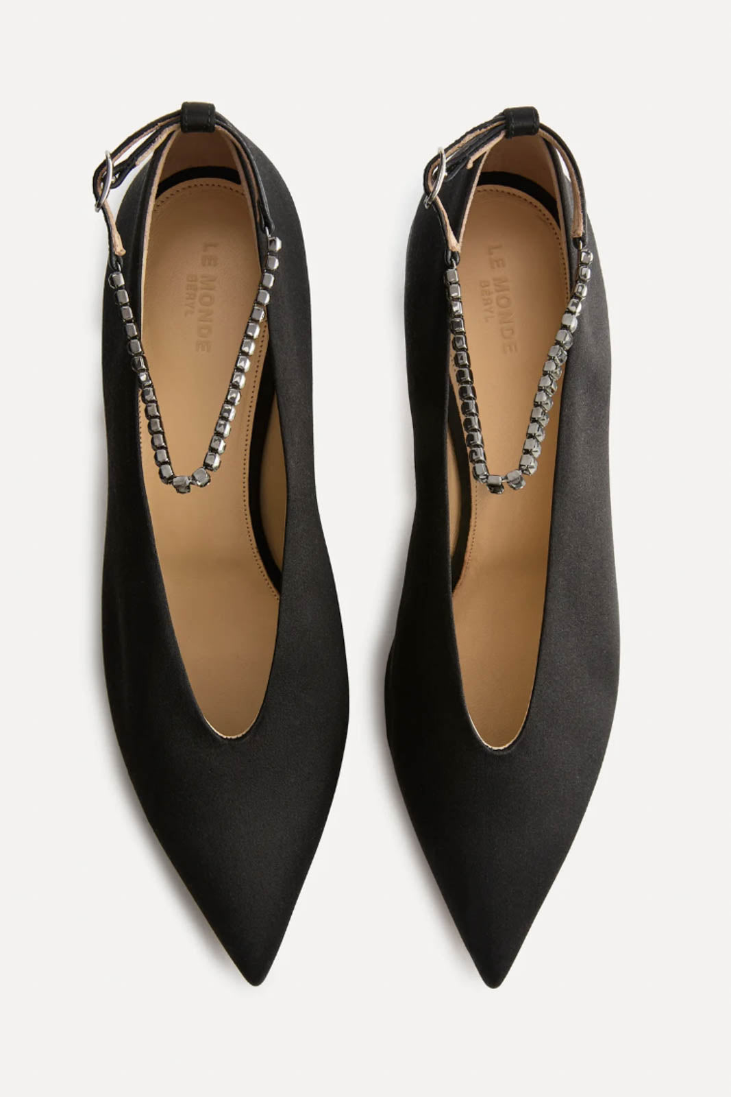 Le Monde Béryl, Pumps Babouche in Schwarz