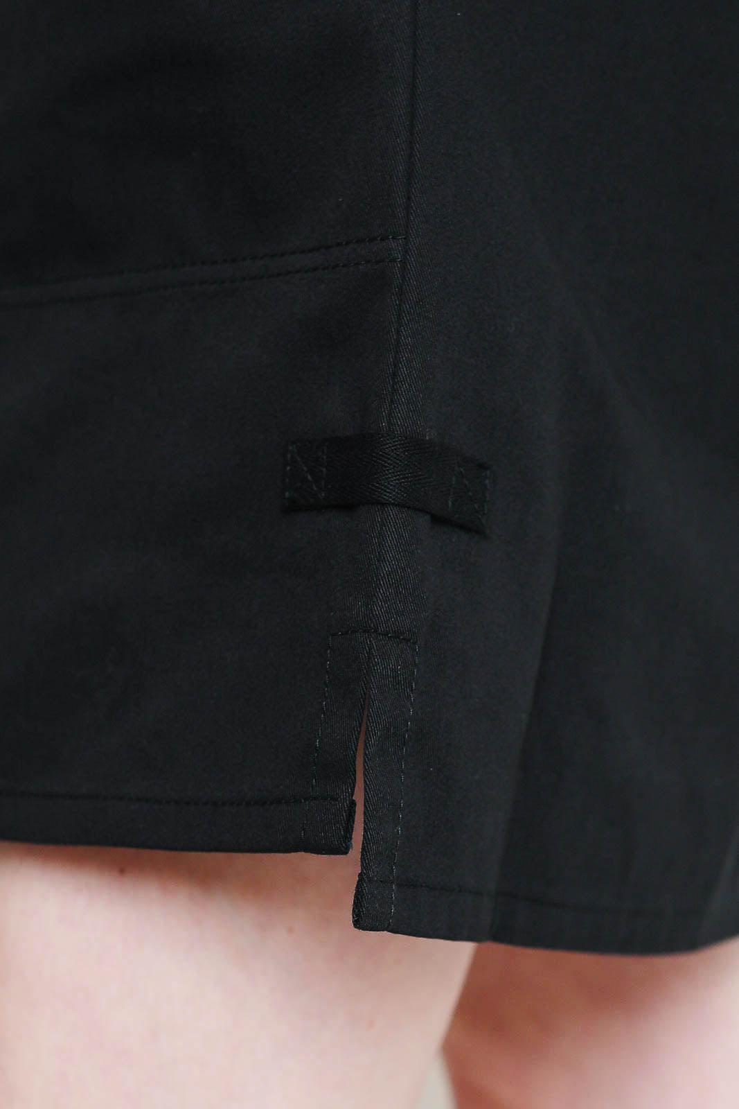 Lee Mathews, Kleid Drill Mini in Schwarz