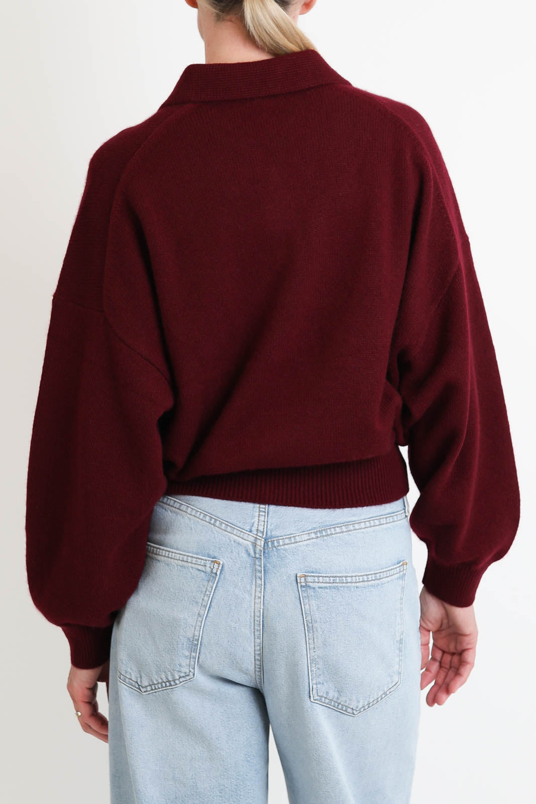 Lisa Yang, Pullover Etta in Deep Plum