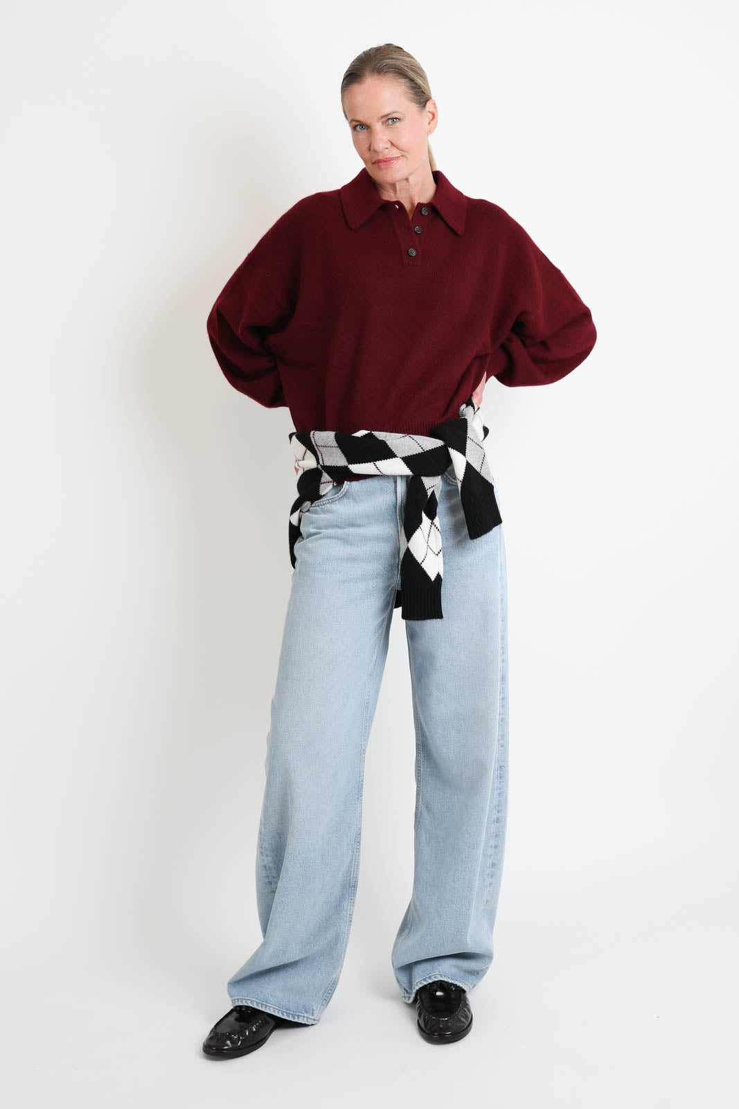 Lisa Yang, Pullover Etta in Deep Plum