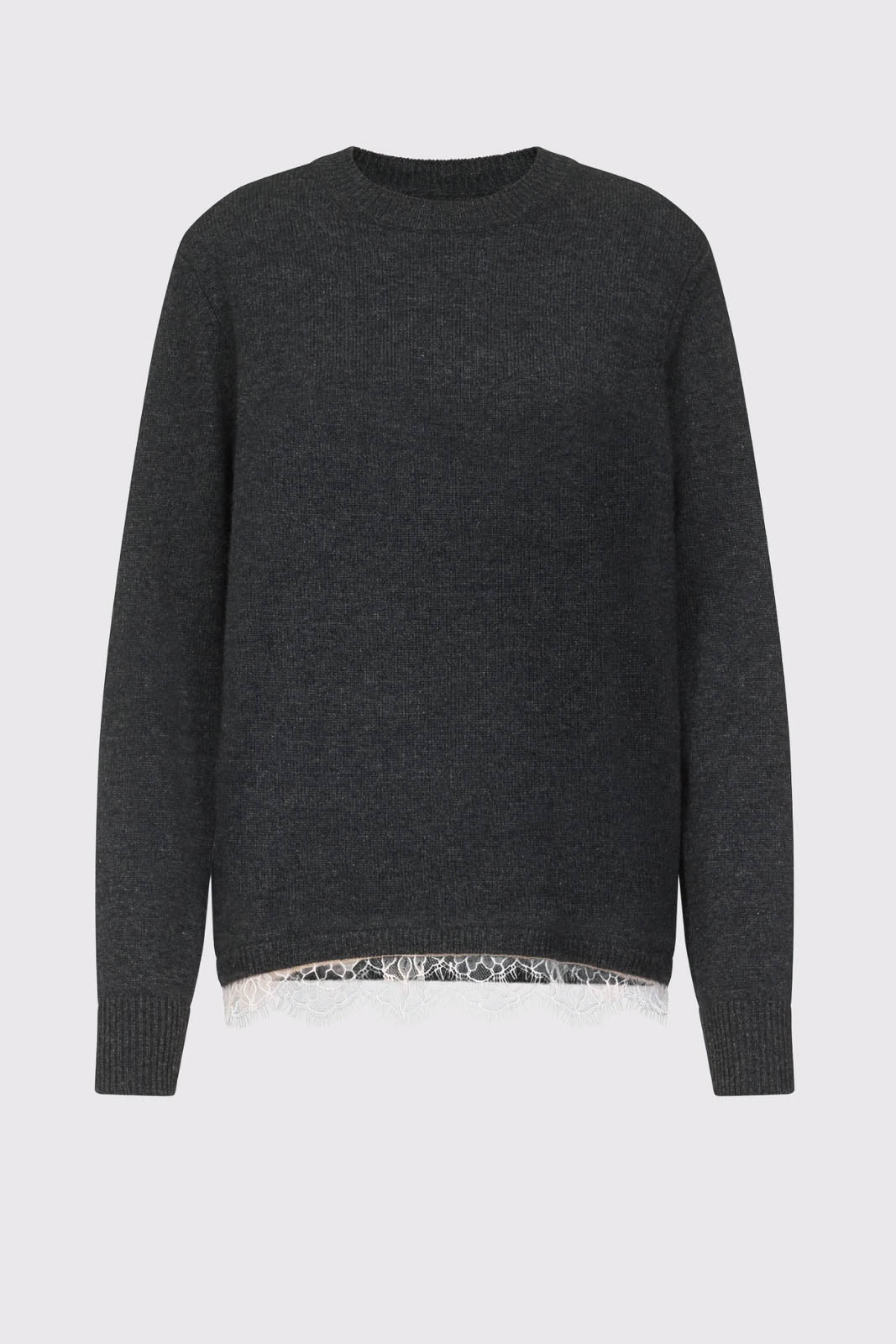 Loulou de Saison, Pullover Arvo in Charcoal/Ivory