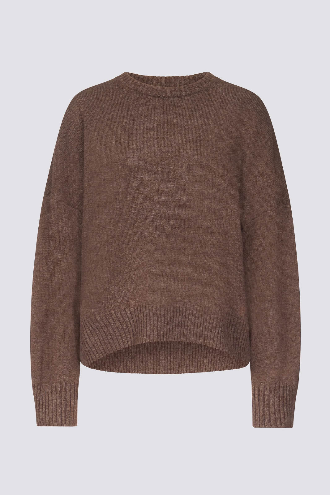 Loulou de Saison, Pullover Anton Crewneck in Coffee