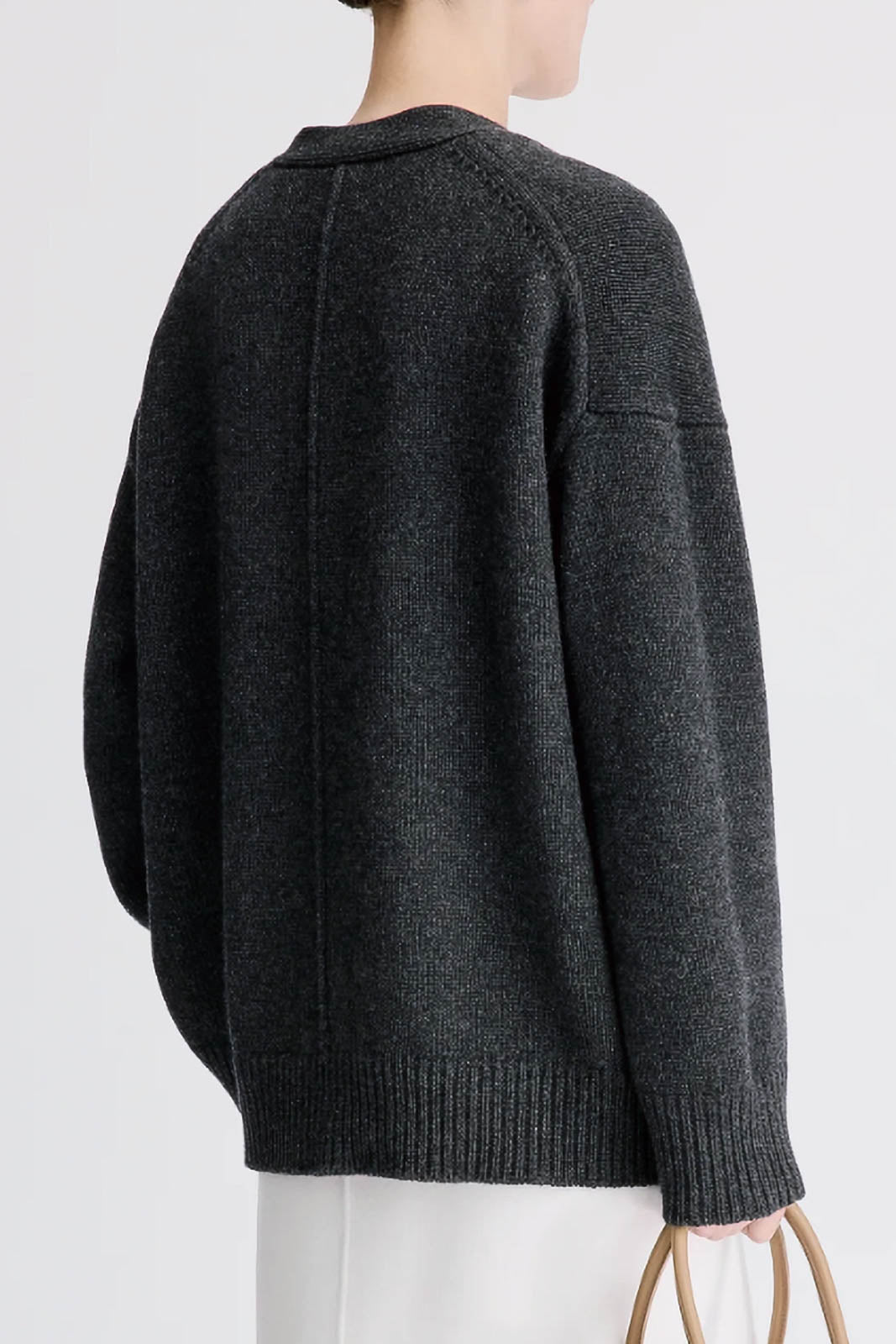 Loulou de Saison, Cardigan Duca in Charcoal