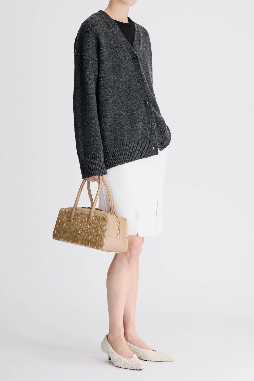 Loulou de Saison, Cardigan Duca in Charcoal
