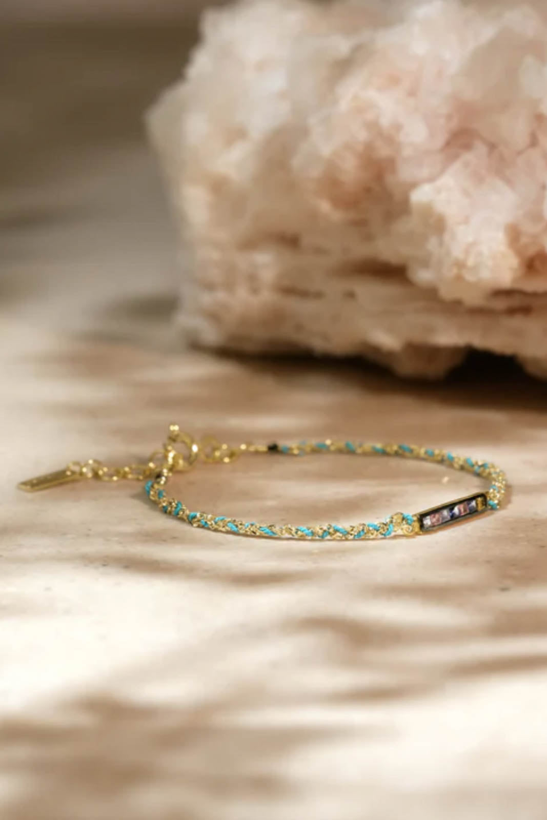 Marie Laure Chamorel, Armband aus Sterling Silver in Gold/Turquoise