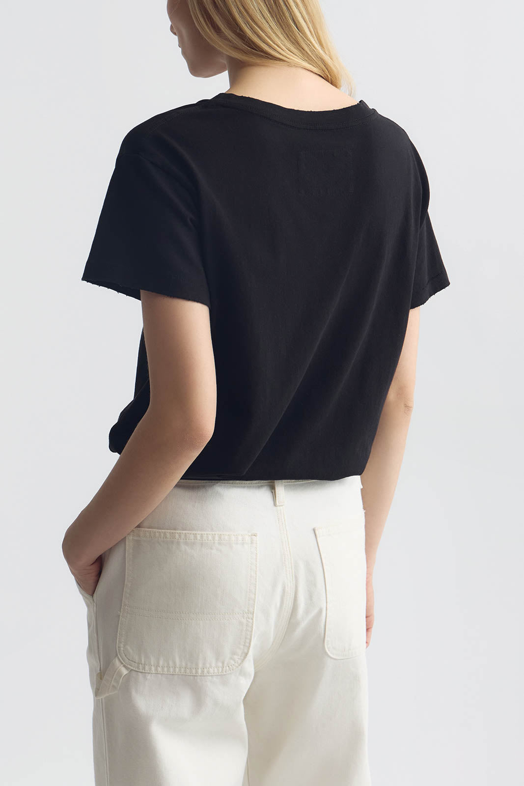 Nili Lotan, T-Shirt Brady in Washed Black