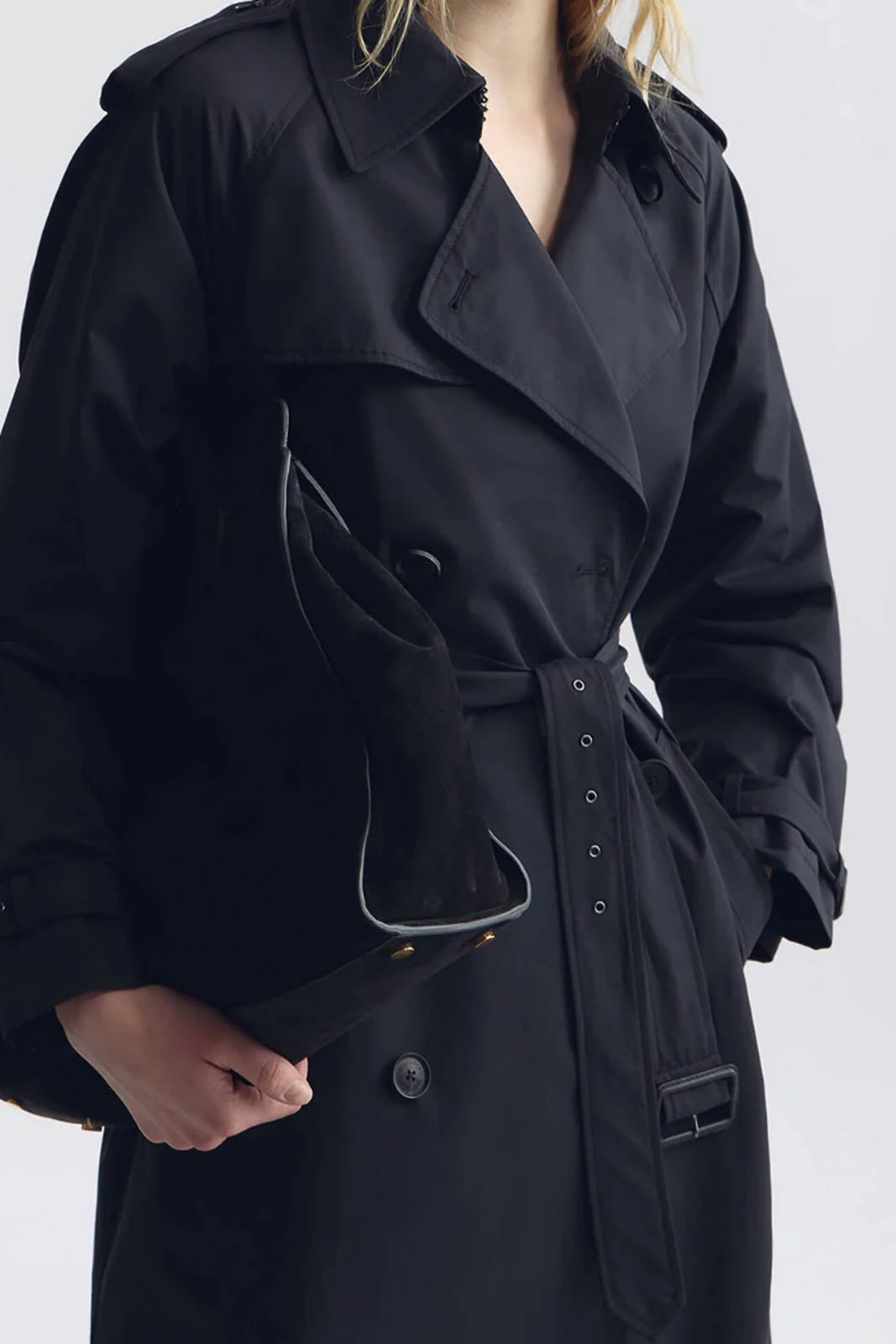 Nili Lotan, Mantel Tanner in Schwarz