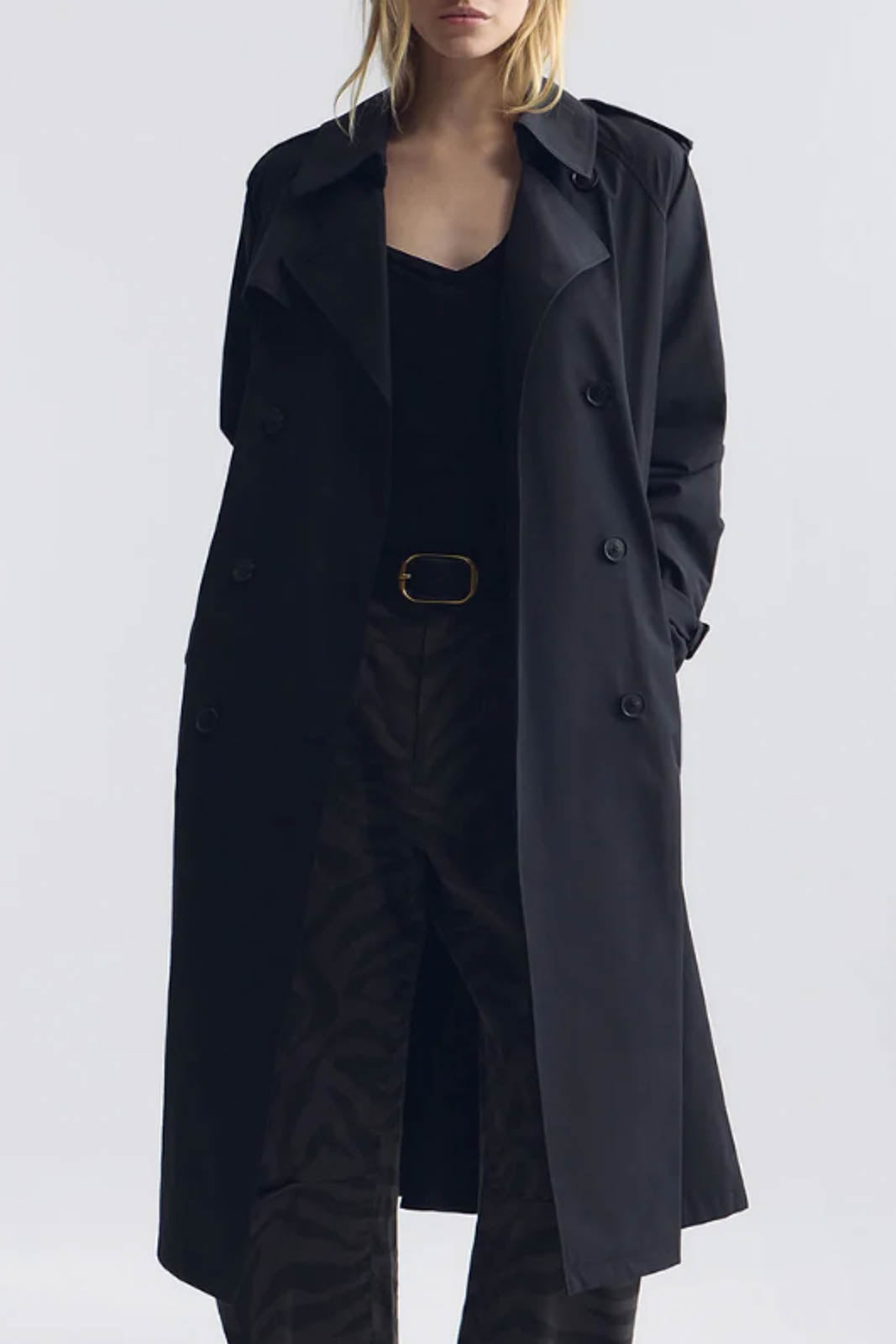 Nili Lotan, Mantel Tanner in Schwarz