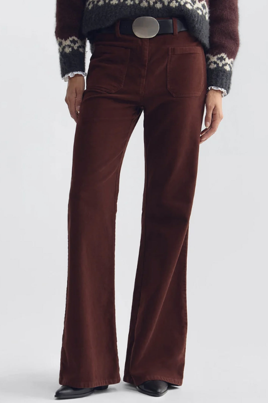 Nili Lotan, Florence Pants in Cabernet