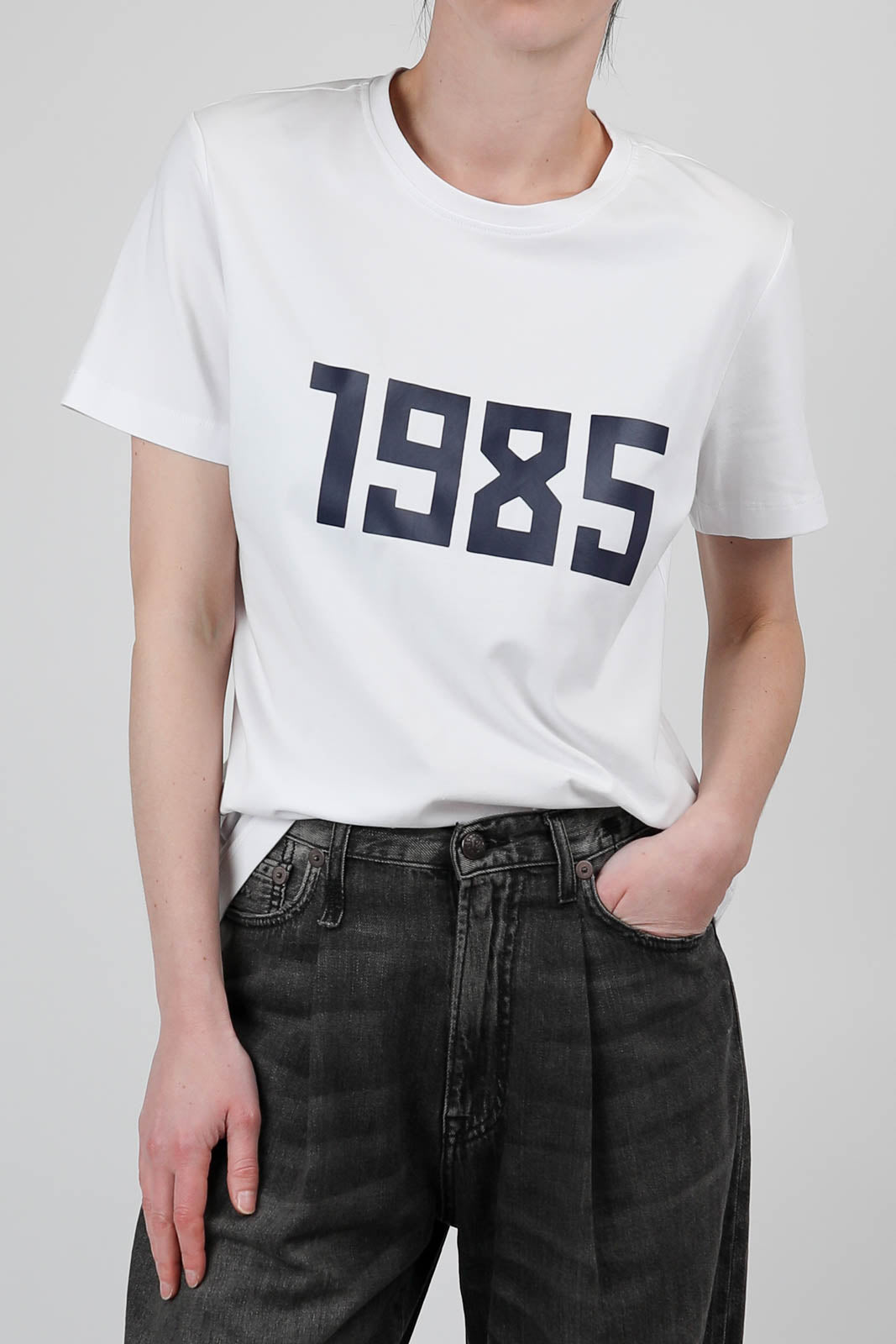 T-Shirt 1985 in Dunkelblau