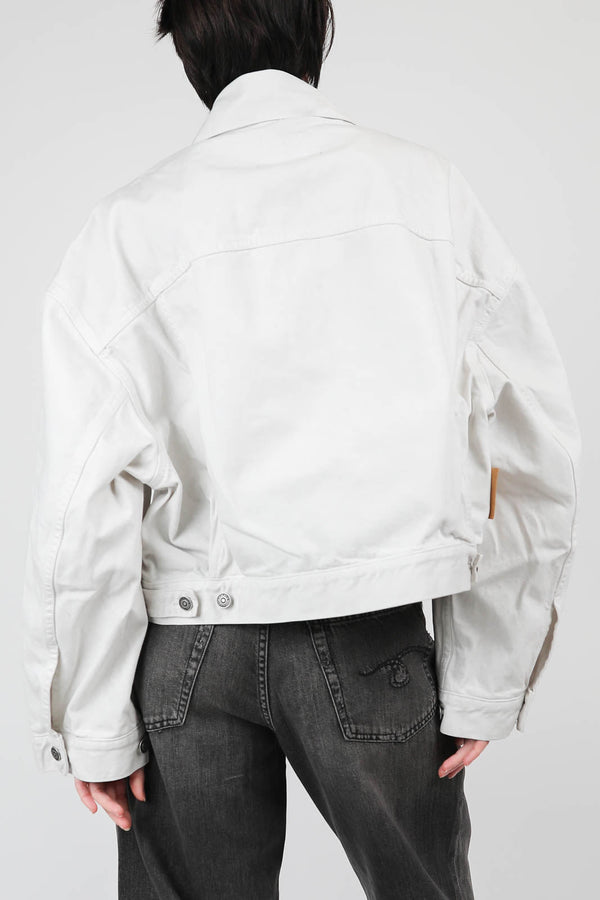 Jacke Spencer Napoli in Weiss